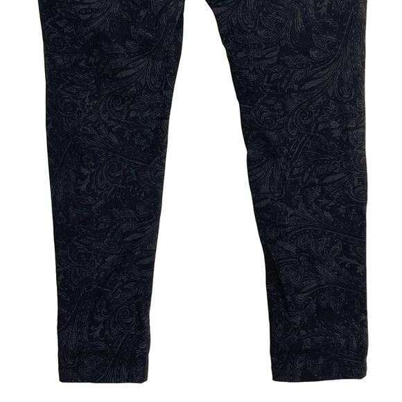 NEW Style & Co. Comfort Black Paisley Utopia Ponte Leggings Plus Size 14W Pants - Picture 8 of 9